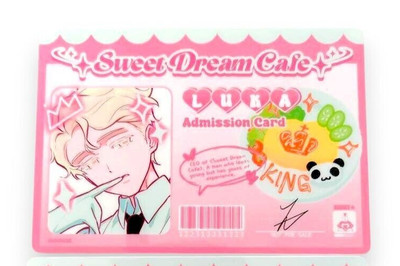 Alien Stage Luca Acrylic Card - Cafe Exclusive Signed Food Order Bonus