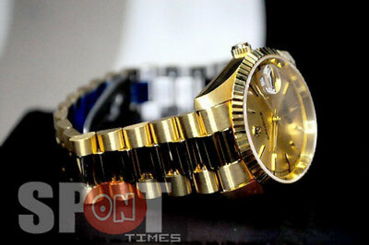 Pre-owned Sandoz Gold Tone Stainless Steel Automatic Men's Watch 8783d-34-8