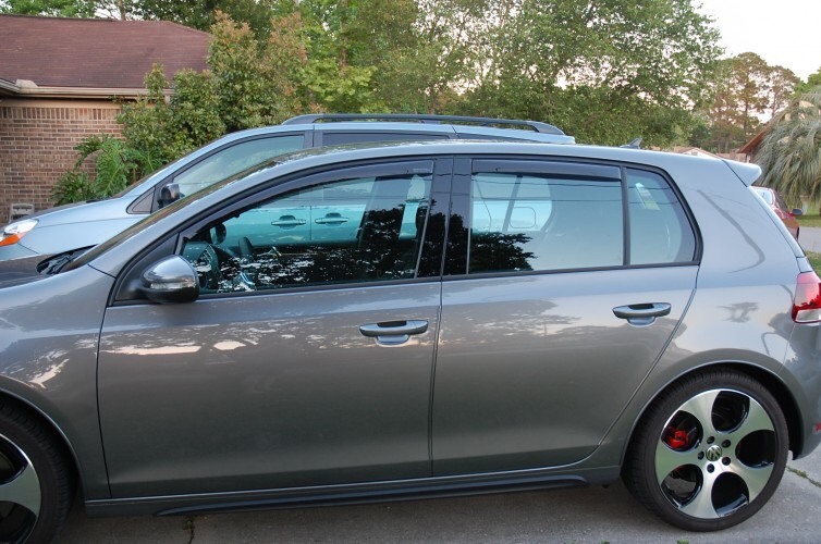 Mk6 VW Golf Wind Deflectors 5 Door. Team Heko in Bradford, West