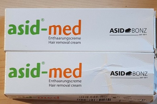 2x Asid-med Enthaarungscreme