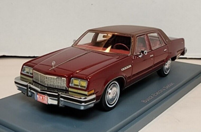 Neo Scale Models 1:43 1977 Buick Electra Limited Dark Red Metallic GORGEOUS!