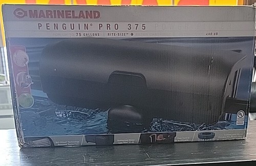 NEW Marineland PENGUIN PRO 375 Aquarium  Filter 375 gph 75GA