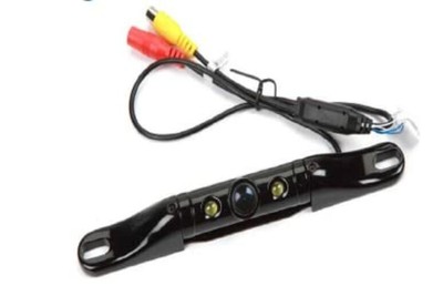 BOYO VTL422TJS - Short Length Bar-Type License Plate Backup Camera with LED