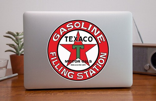 Texaco Filling Station vintage sticker Vinyl Decal |10 Sizes!! with TRACKING