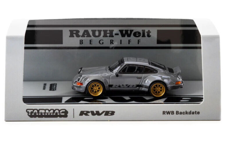 Tarmac Works HOBBY64 Grey Porsche RWB 964 Backdate 1:64 Tarmac Works HOBBY64 Grey Porsche RWB 964 Backdate 1:64