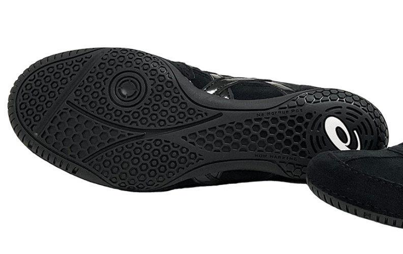 Pre-owned Asics 1083a001  Wrestling Boxing Shoes Black X Black Ex-eo Successor [us5.5-12]