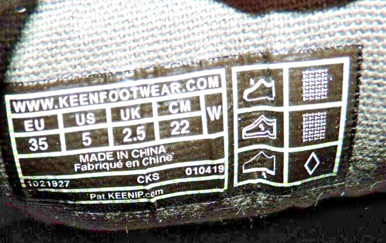 Keen Women's Shoes Elsa III Wool Lace-Up Green Brown Plaid Sneakers Size 5 US