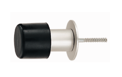 Wandtürpuffer Alu F1 mit Platte 120mm