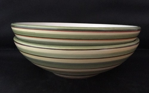 Soup Cereal Dessert Bowls Dansk Lime Twist 7 1/4
