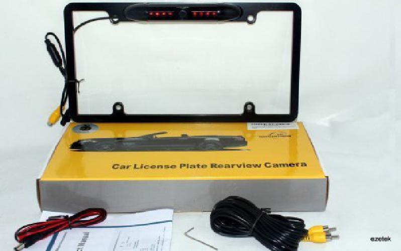 UPC 758524000234 product image for Ezetek Ez-cm004 Waterproof Color Car Rear View Cmos Camera Car License Plate ... | upcitemdb.com