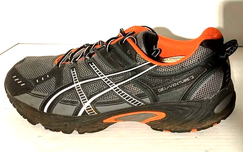 Asics T233N Gel Venture Charcoal Gray Mens 11.5