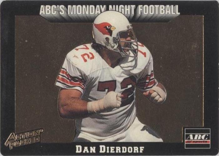 1993 Action Packed Monday Night Football Dan Dierdorf #79