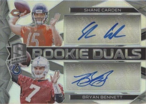 2015 Panini Spectra Bryan Bennett Shane Carden #238