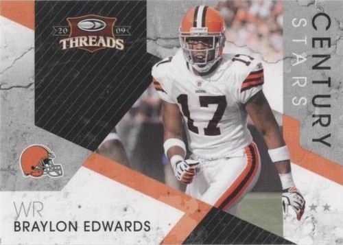 2009 Donruss Threads Braylon Edwards #3