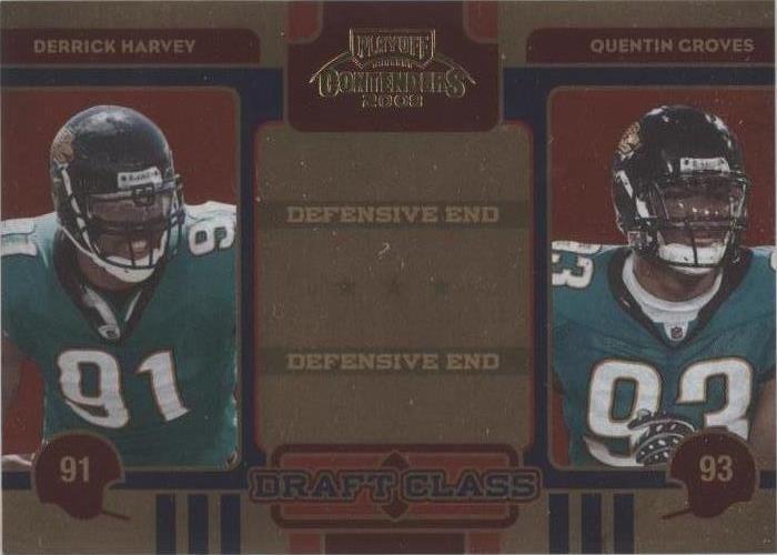 2008 Playoff Contenders Derrick Harvey Quentin Groves #18