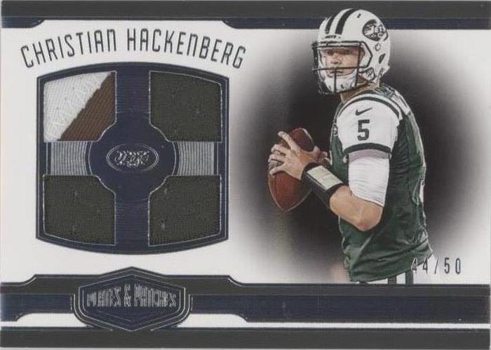 2016 Panini Plates & Patches Christian Hackenberg #RQ-CH