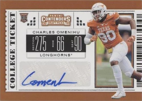 2019 Panini Contenders Draft Picks Charles Omenihu #228