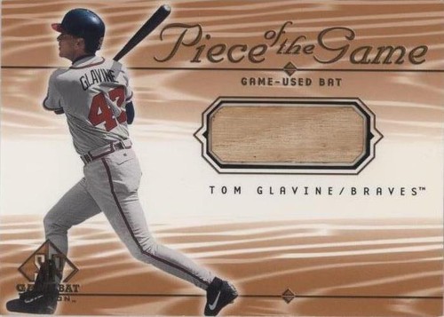 2001 SP Game Bat Edition - Tom Glavine #TGL