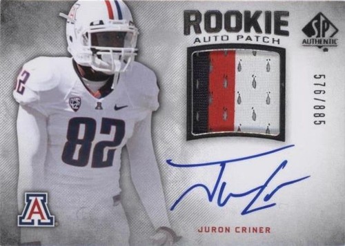 2012 SP Authentic Juron Criner #257