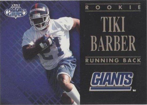 1997 Pro Line Gems Tiki Barber #75