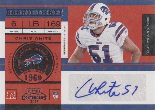 2011 Playoff Contenders Chris White #193