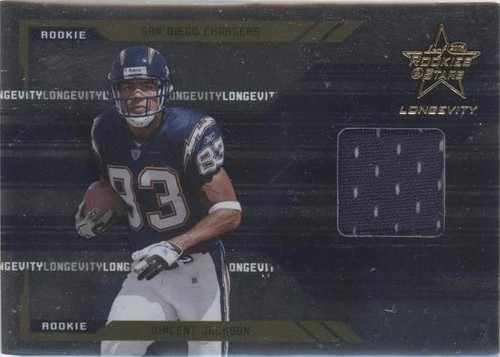 2005 Leaf Rookies & Stars Longevity Vincent Jackson #279