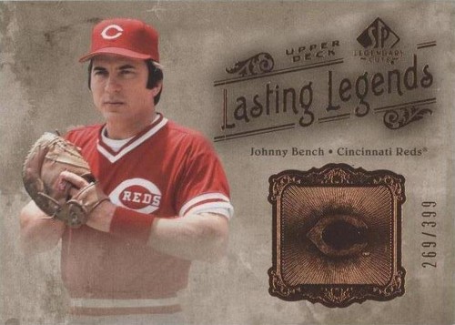 2005 SP Legendary Cuts - Johnny Bench #LL-BE