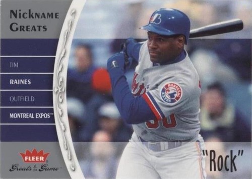 2006 Fleer Greats of the Game - Tim Raines #NG-TR
