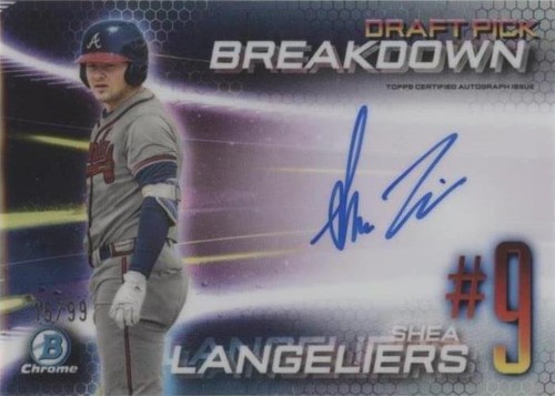 2019 Bowman Draft - Shea Langeliers #BSBA-SL