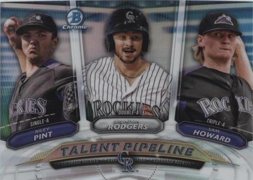 2018 Bowman - Brendan Rodgers Riley Pint Sam Howard #TP-COL