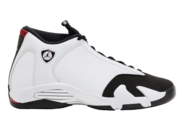 JORDAN AIR JORDAN 14 RETRO BLACK TOE 2024 STYLE 487471-160 SIZE 8