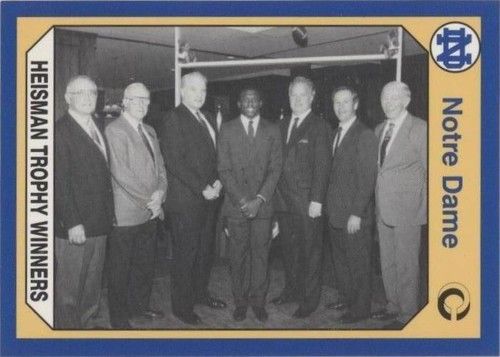 1990 Collegiate Collection University of Notre Dame Angelo Bertelli John Huarte John Lattimer #144