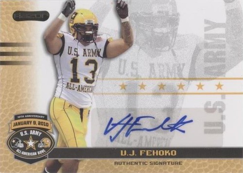 2010 Razor U.S. Army All-American Bowl V.J. Fehoko #BA-VJF