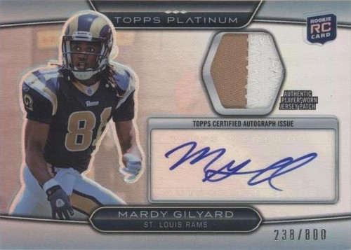 2010 Topps Platinum Mardy Gilyard #ARP-MG
