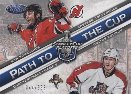 2012-13 Panini Certified - Dmitry Kulikov Ilya Kovalchuk #PCQF41