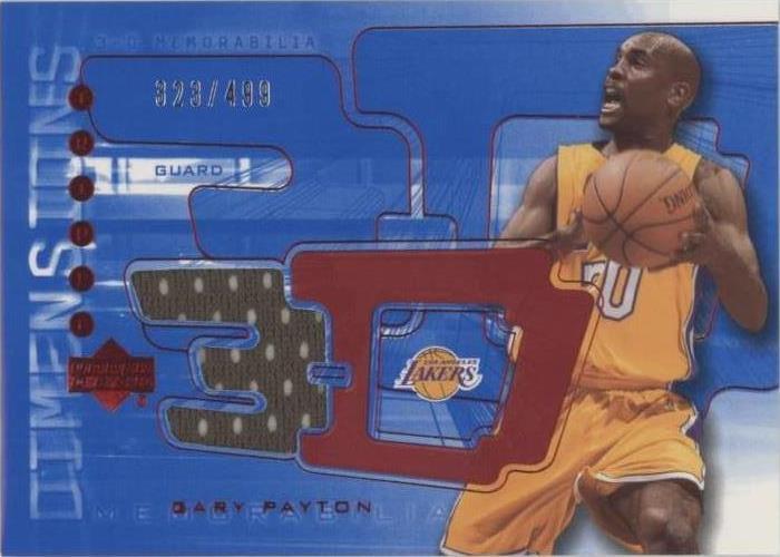 2003-04 Upper Deck Triple Dimensions - Gary Payton #3DS35