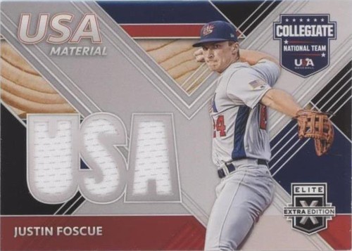 2020 Panini Elite Extra Edition - Justin Foscue #USAM-JF