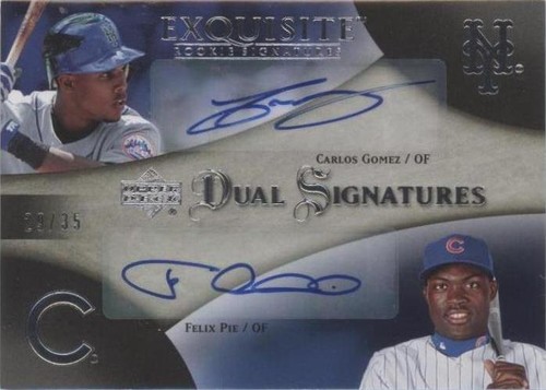 2007 Upper Deck Exquisite Rookie Signatures - Carlos Gomez Felix Pie #EDS-GP