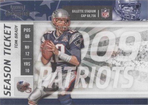2009 Playoff Contenders Tom Brady #59