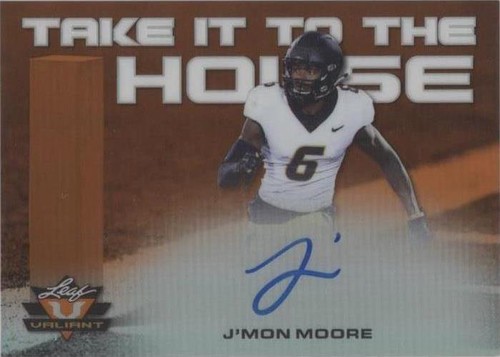 2018 Leaf Valiant J'Mon Moore #TH-JMM
