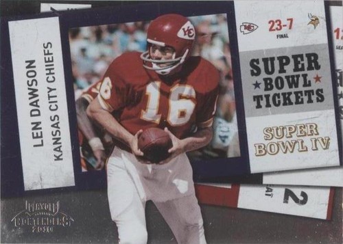 2010 Playoff Contenders Len Dawson #9