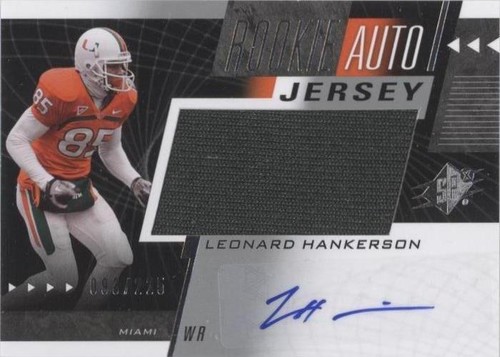 2011 SP Authentic Leonard Hankerson #54