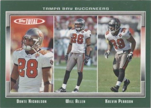 2006 Topps Total Donte Nicholson Kalvin Pearson Will Allen #11