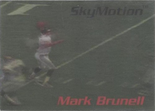 1996 Skybox SkyMotion Mark Brunell #SM7