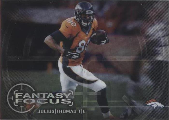 2014 Topps Chrome Julius Thomas #FF-JT