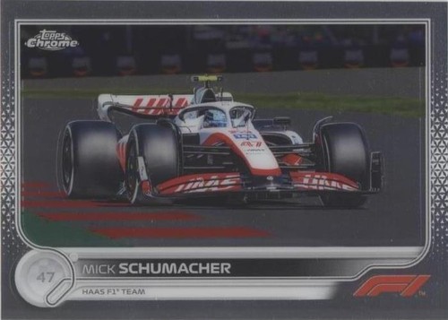2022 Topps Chrome Formula 1 127 Mick Schumacher Purple #/399