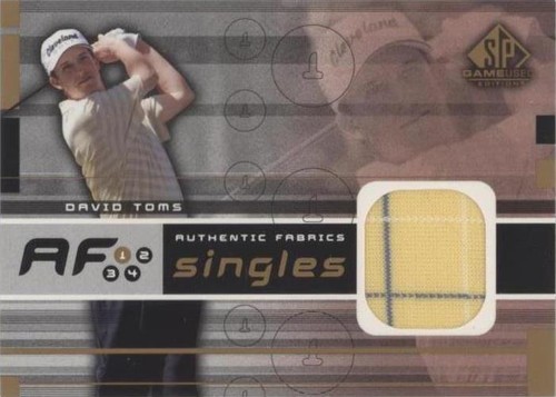 2003 SP Game Used Edition - David Toms #AF-DT