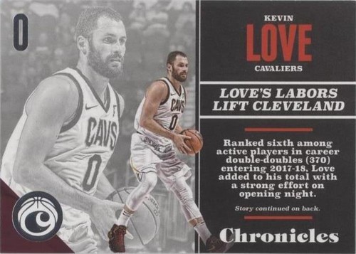 2017-18 Panini Chronicles - Kevin Love #86