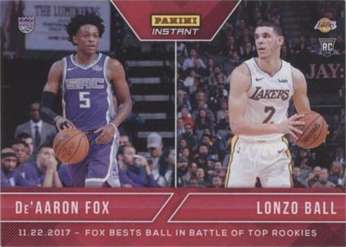 De'Aaron Fox 2017-18 Panini Instant NBA #69 - GREEN Parallel De'Aaron Fox 2017-18 Panini Instant NBA #69 - GREEN Parallel