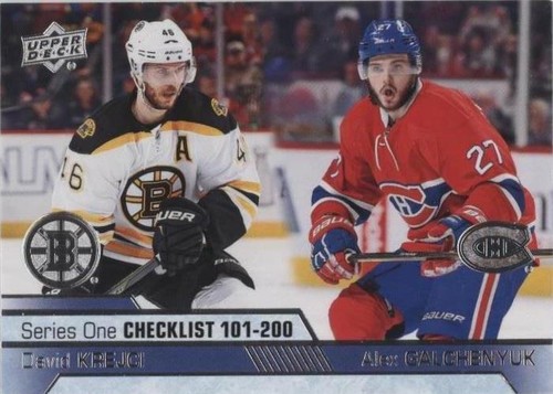 2016-17 Upper Deck - Alex Galchenyuk David Krejci #200